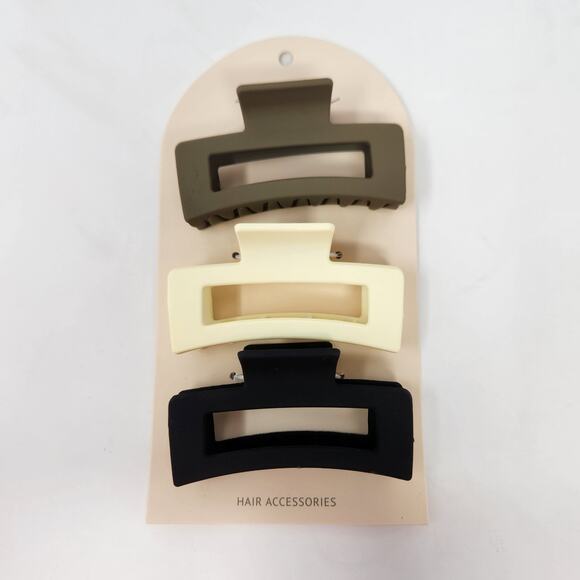 Ettika Hair Claw Clip Accessories Set of 3 New in Package - Picture 1 of 6